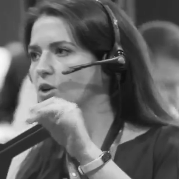 listen talk headset on tour leader